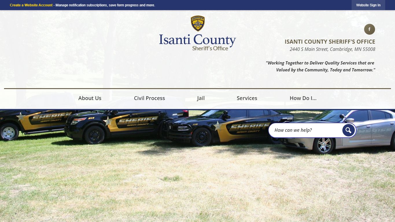Sheriff's Office | Isanti County, MN